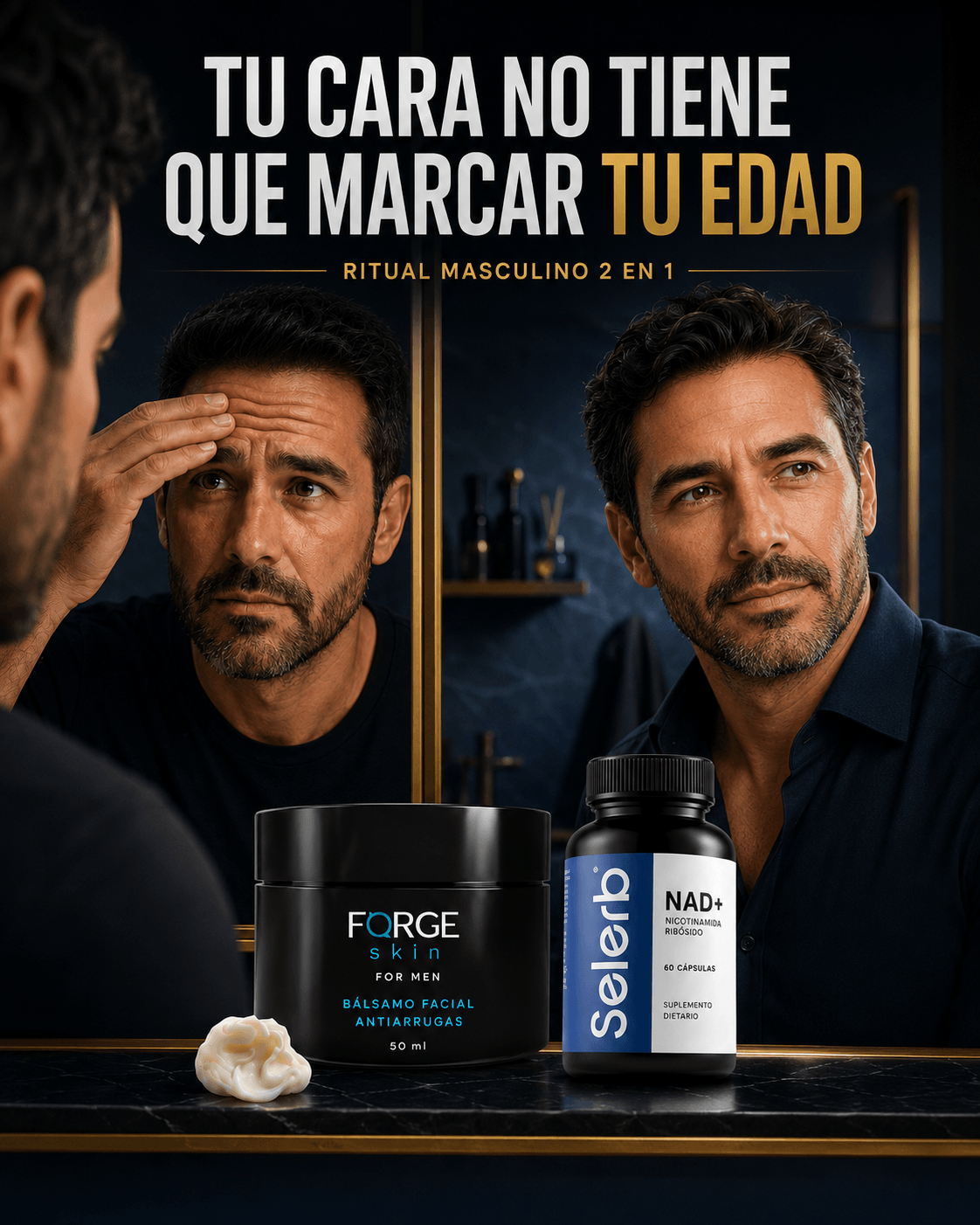 PACK SELERB NAD+ x60 + Balsamo Antiarrugas Skin Care Forge Skin