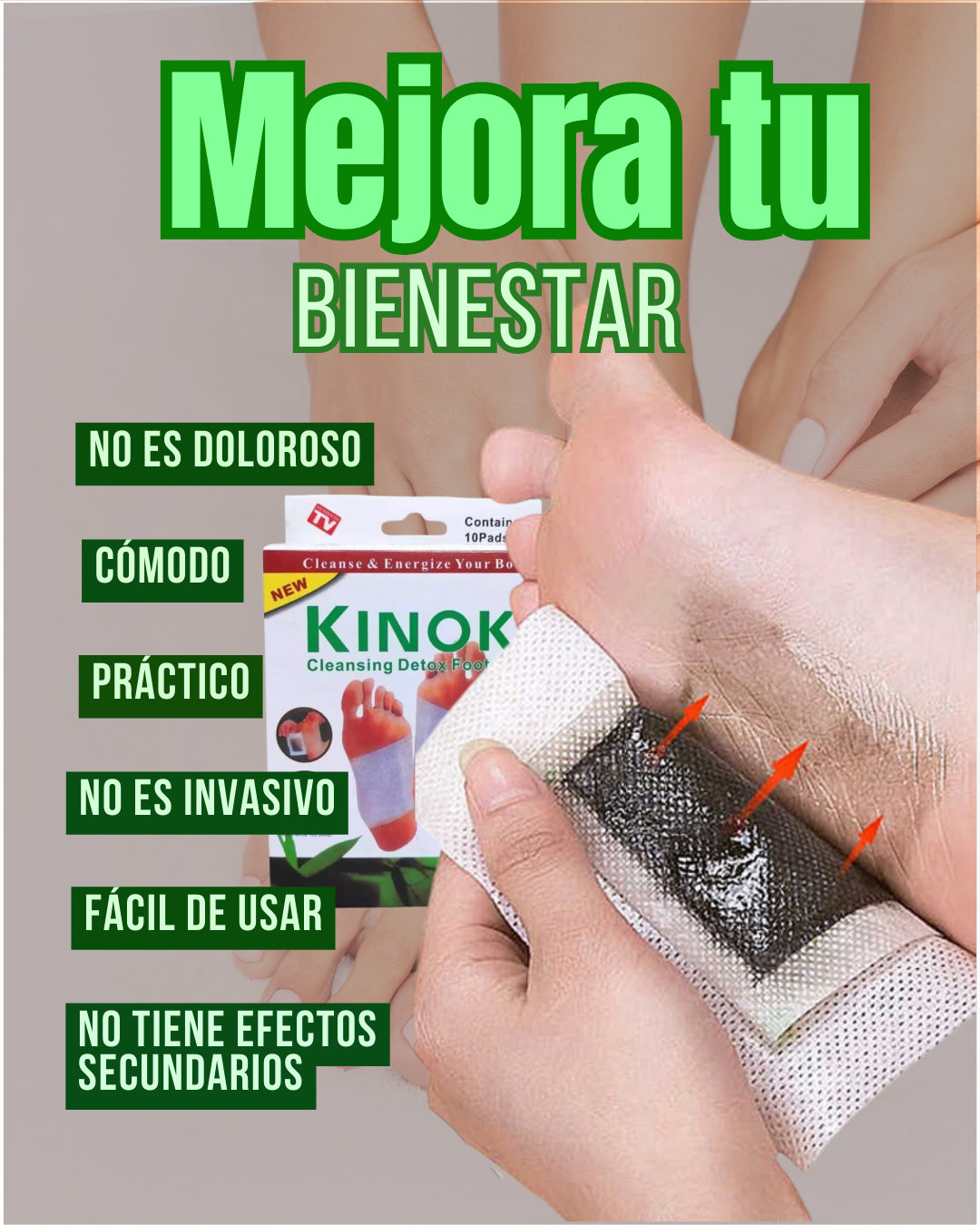 PARCHES KINOKI