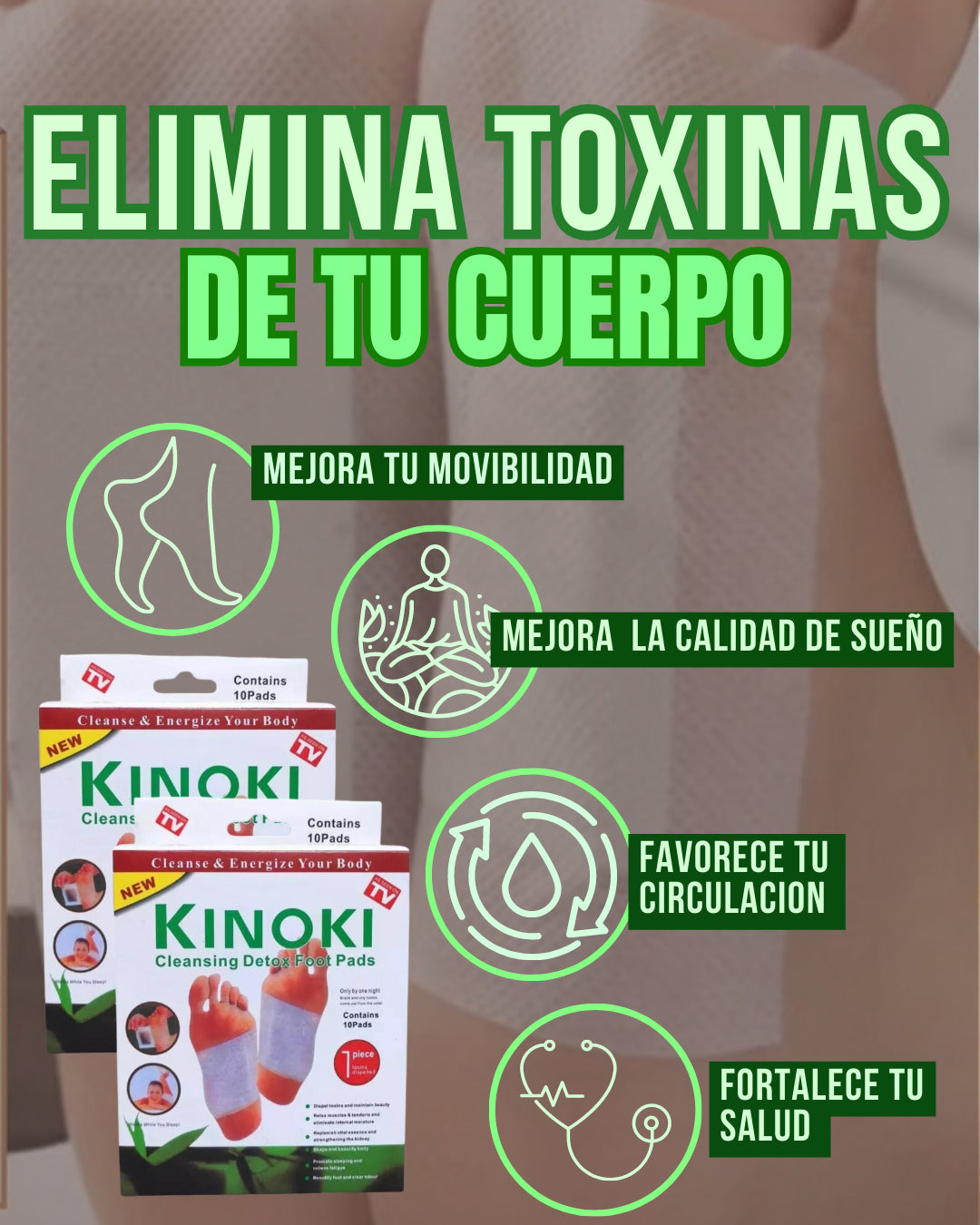 PARCHES KINOKI