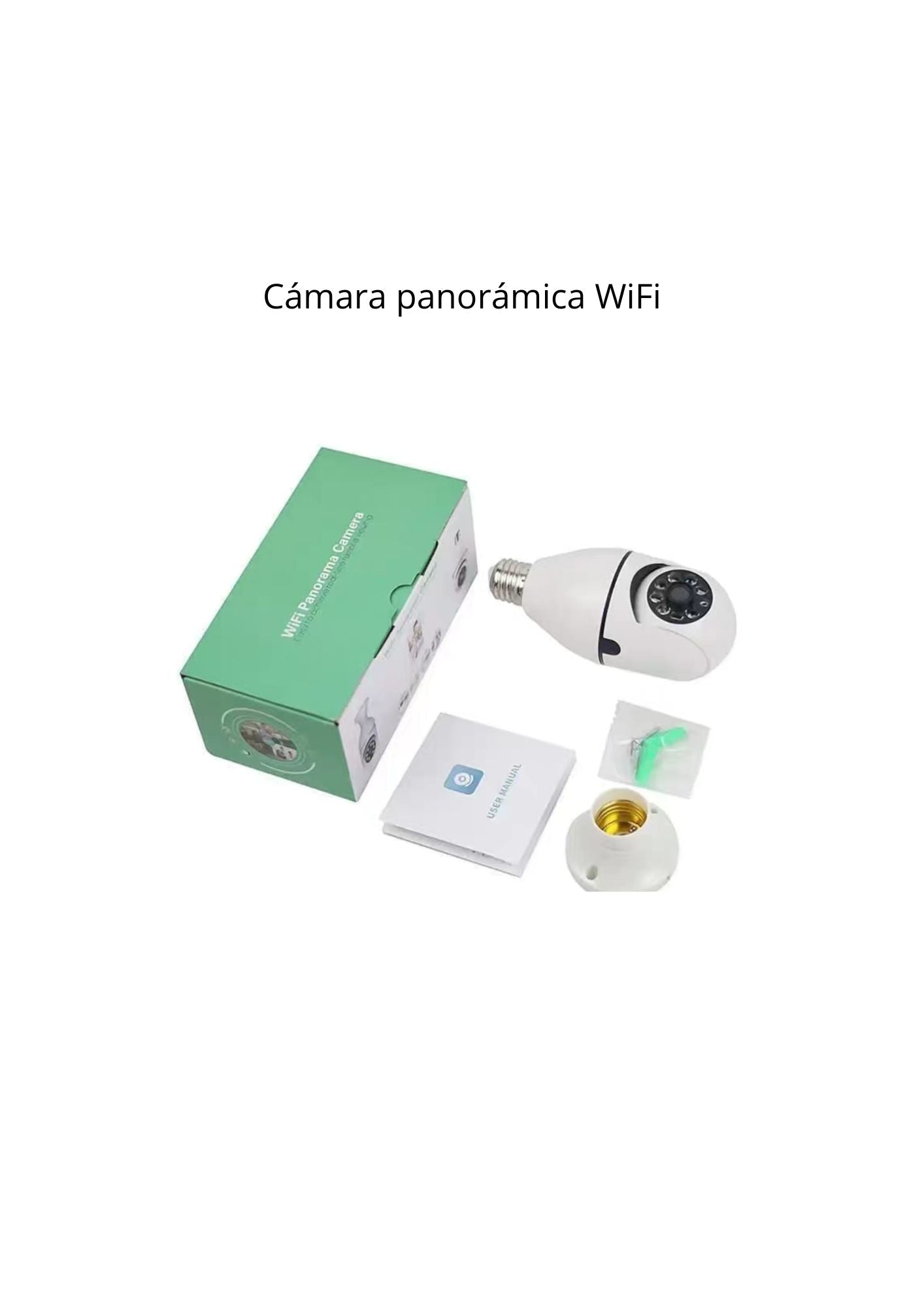 Cámara panorámica WiFi G® - 🔐 Controla tu hogar desde el móvil, estés donde estés