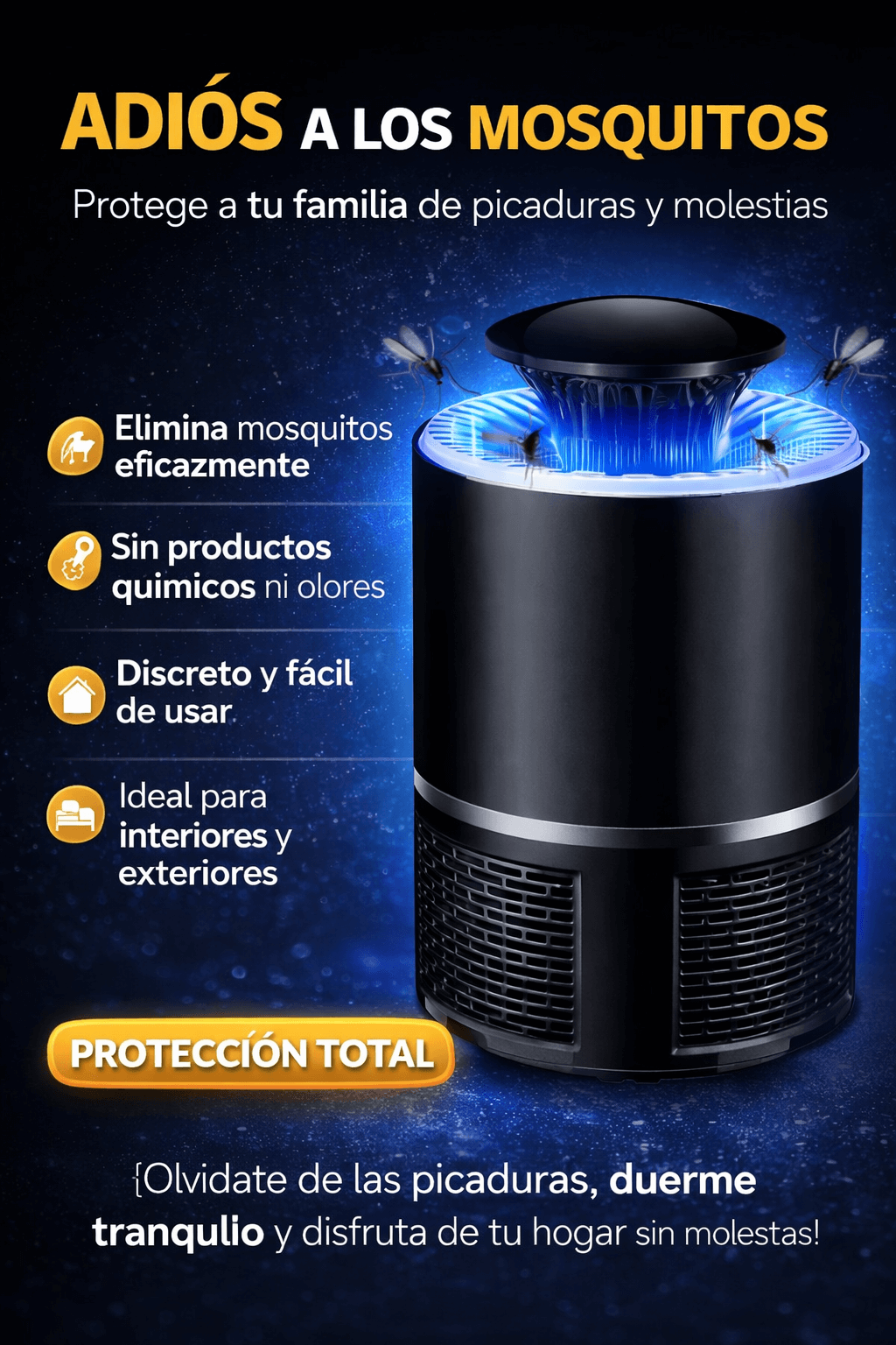🦟Lampara Mata Mosquitos UV Premium ®