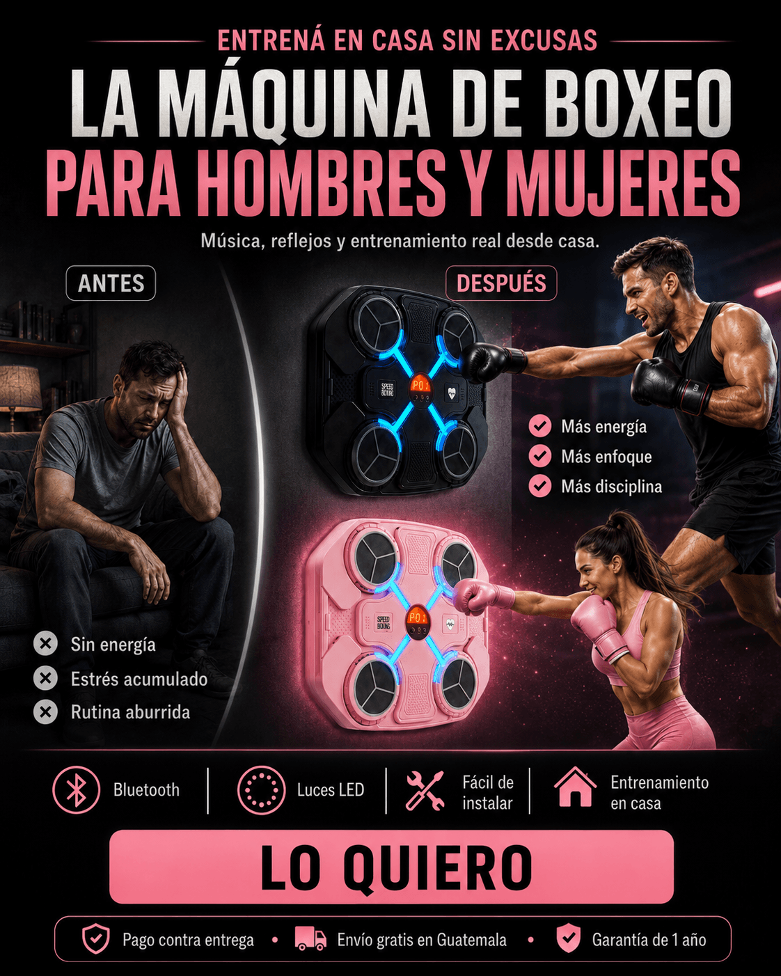 MAQUINA DE BOXEO INTELLIGENT SMART BOXIN