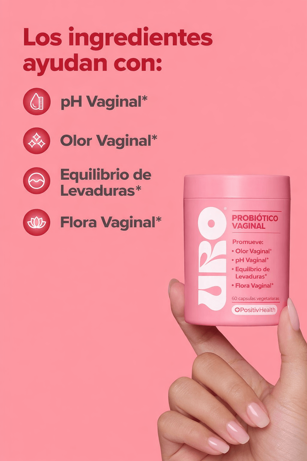 O Positiv - URO Vaginal Vegan Probiotic