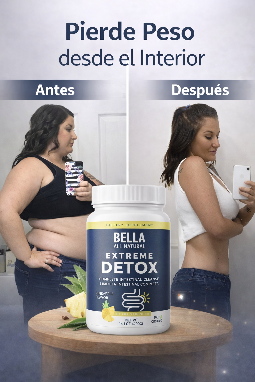Empieza tu transformación desde adentro-Limpia tu organismo, reduce la inflamación y prepara tu cuerpo para potenciar tus resultados.