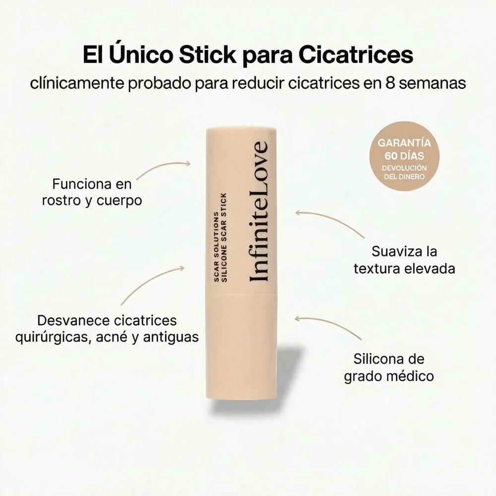 Stick Reparador de Cicatrices con Silicona Médica – Suaviza y Reduce Marcas Visibles