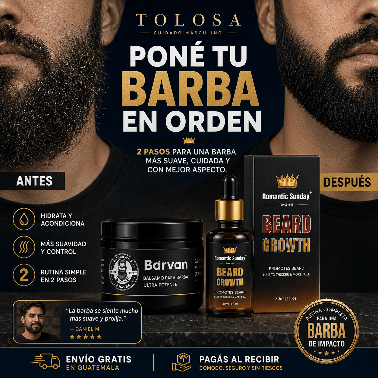 Combo barba papa