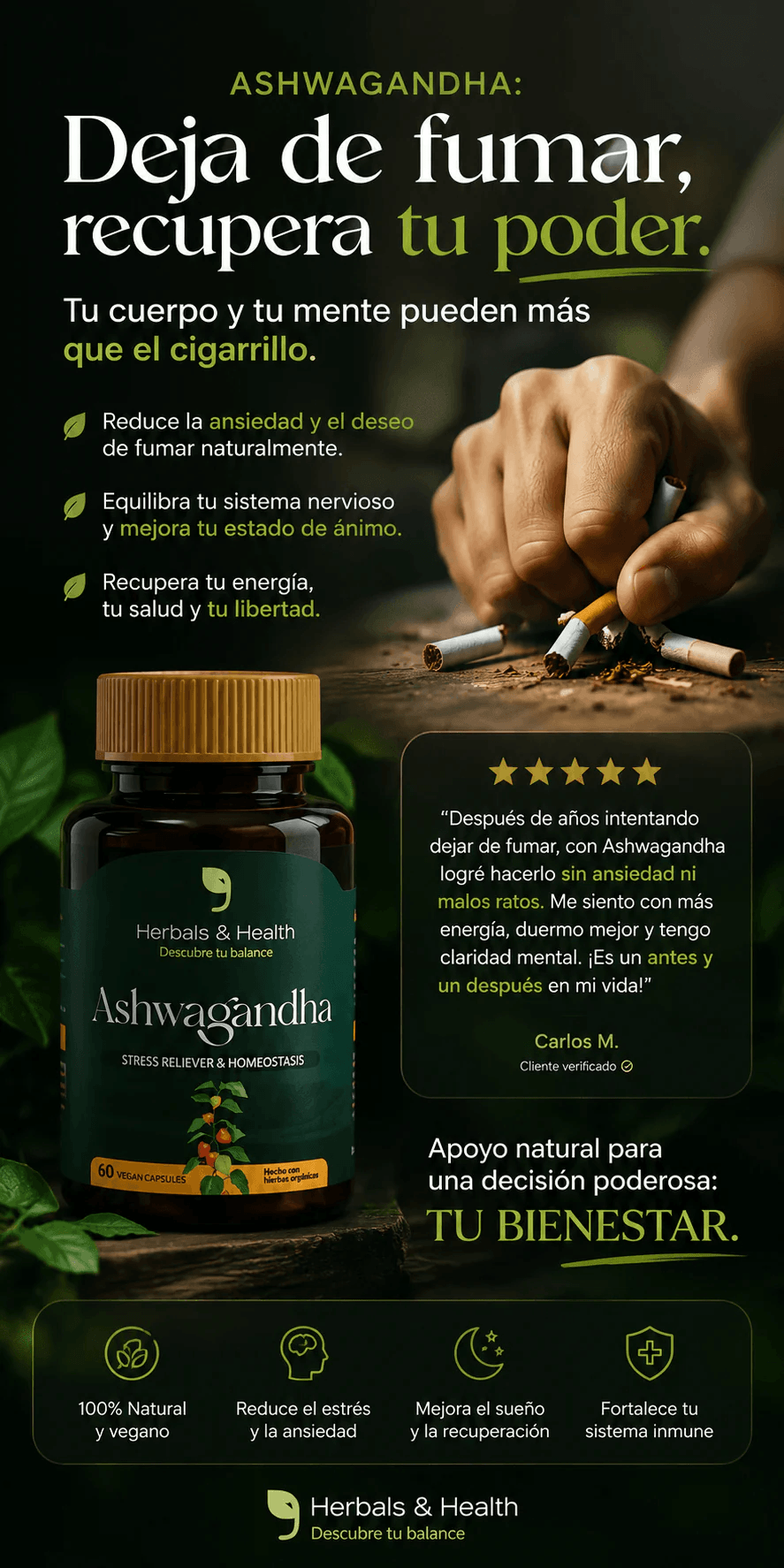 SÚPER PROMOCIÓN !!! ¿Cansado de que el cigarro controle tu ansiedad, energía y vida?