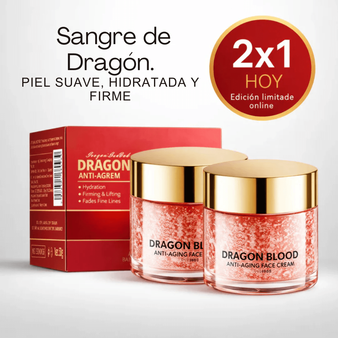 Crema Anti Edad sangre de Dragón - Reafirma la Piel y Suaviza Arrugas