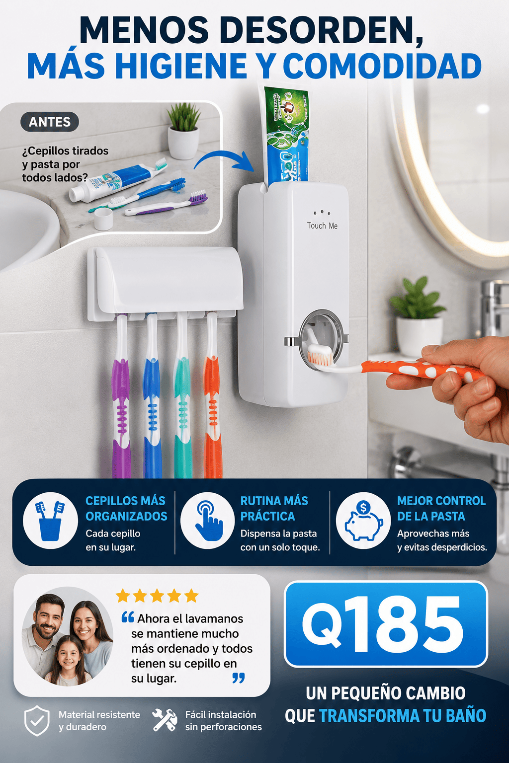 Dispensador de pasta de Dientes