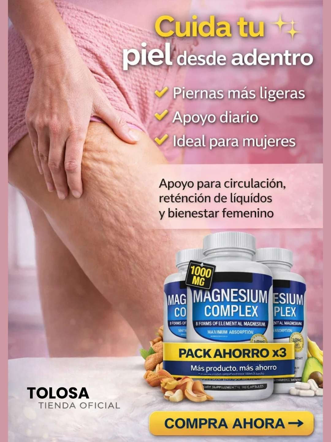 MAGNESIUM COMPLEX PREMIUM® 3 x 1 - 💪💖 Bienestar corporal para hombres y mujeres