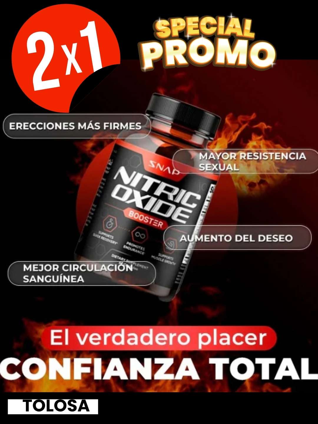 ÓXIDO NÍTRICO® – Súper PROMOCIÓN 2x1, Potencia, Energía y Rendimiento Total 🔥